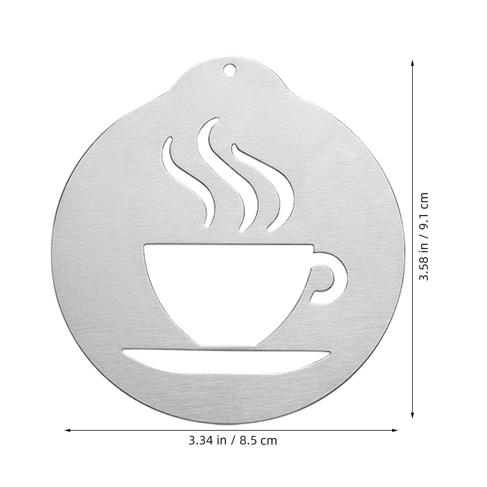 ibasenice 15 plantillas para decorar café, plantillas para arte latte en | Plantillas reutilizables para hornear, ideales para chocolate caliente, capuchino, postres y galletas. Fáciles de usar en