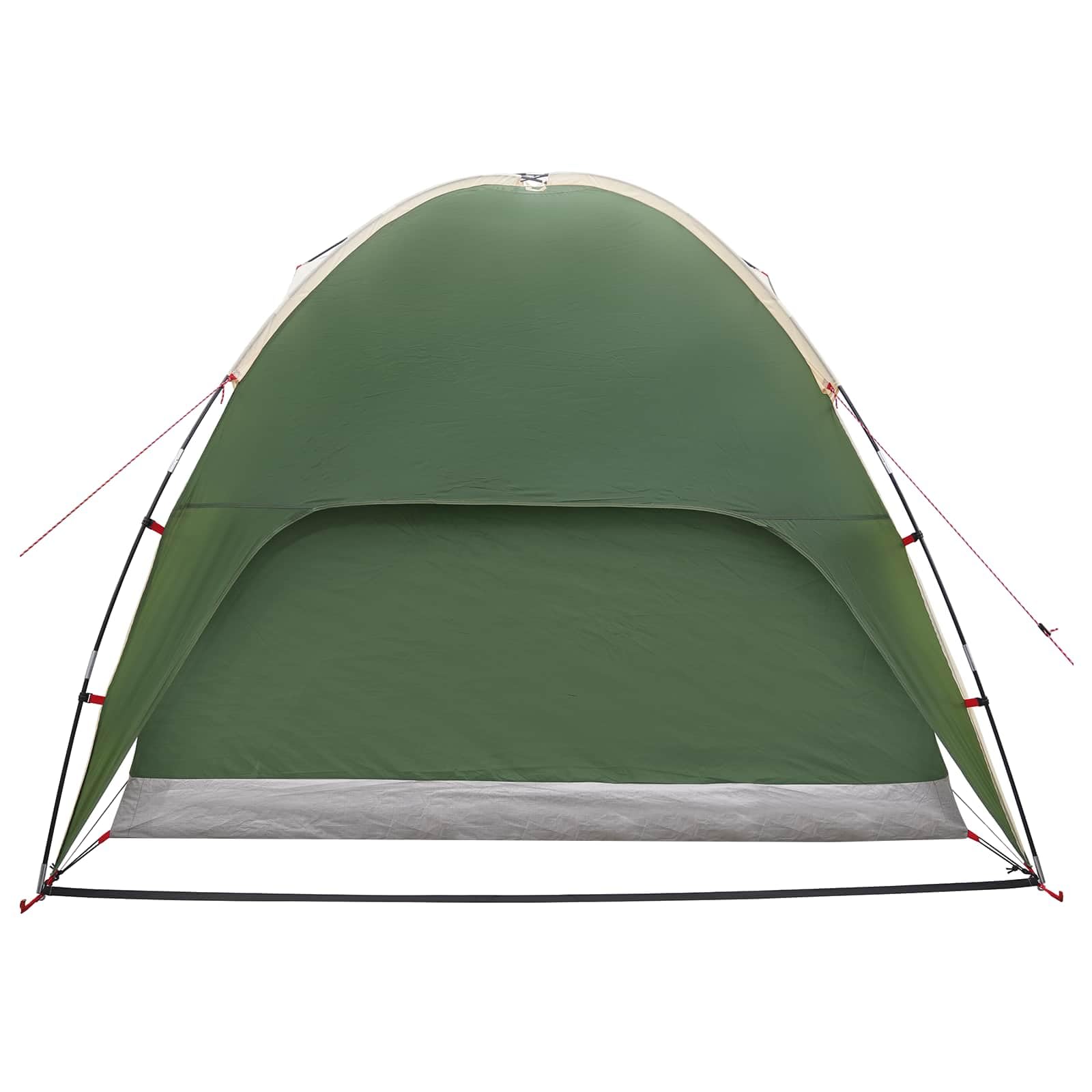 Tenda da campeggio con copertura antipioggia, impermeabile, verde, 245 x 245 x 149 cm