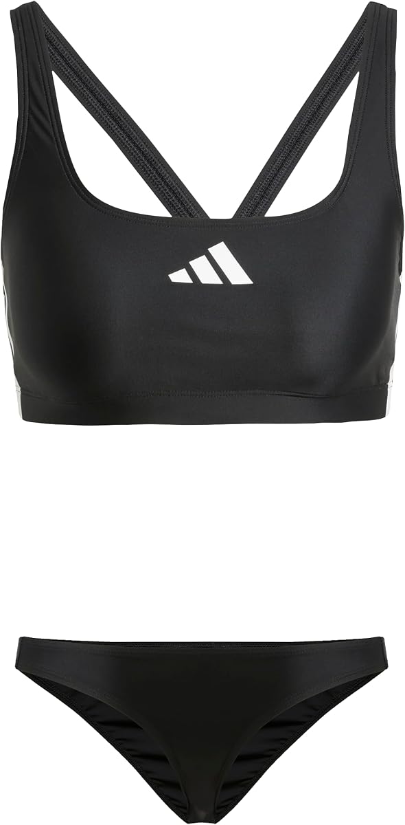 Adidas Womens 3-Stripes V-Back Bikini