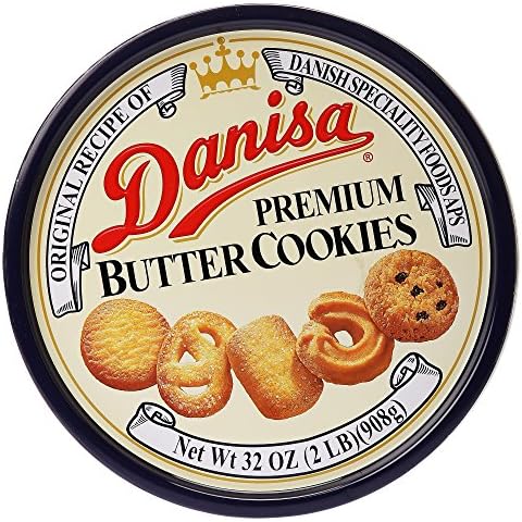 Danisa Butter Cookies In Tin, 32 Oz Cover