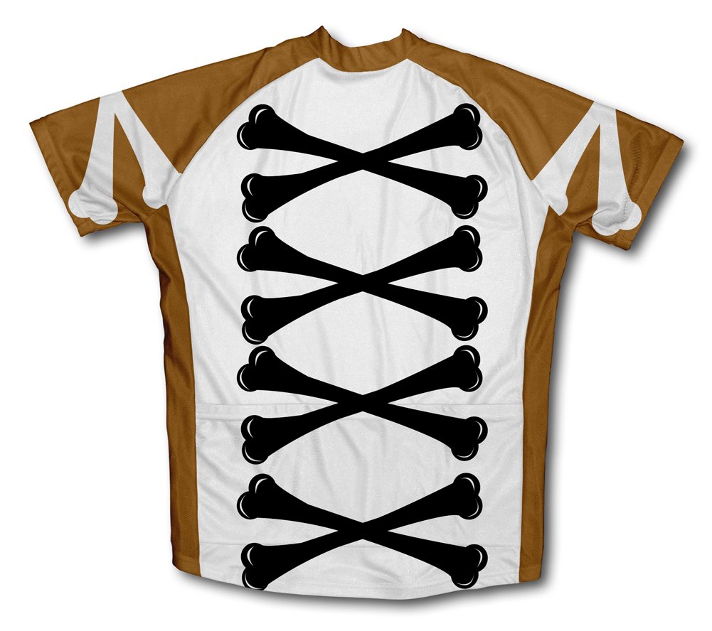 ScudoPro X Pirate Short Sleeve Cycling Jersey for Youth - Size M White