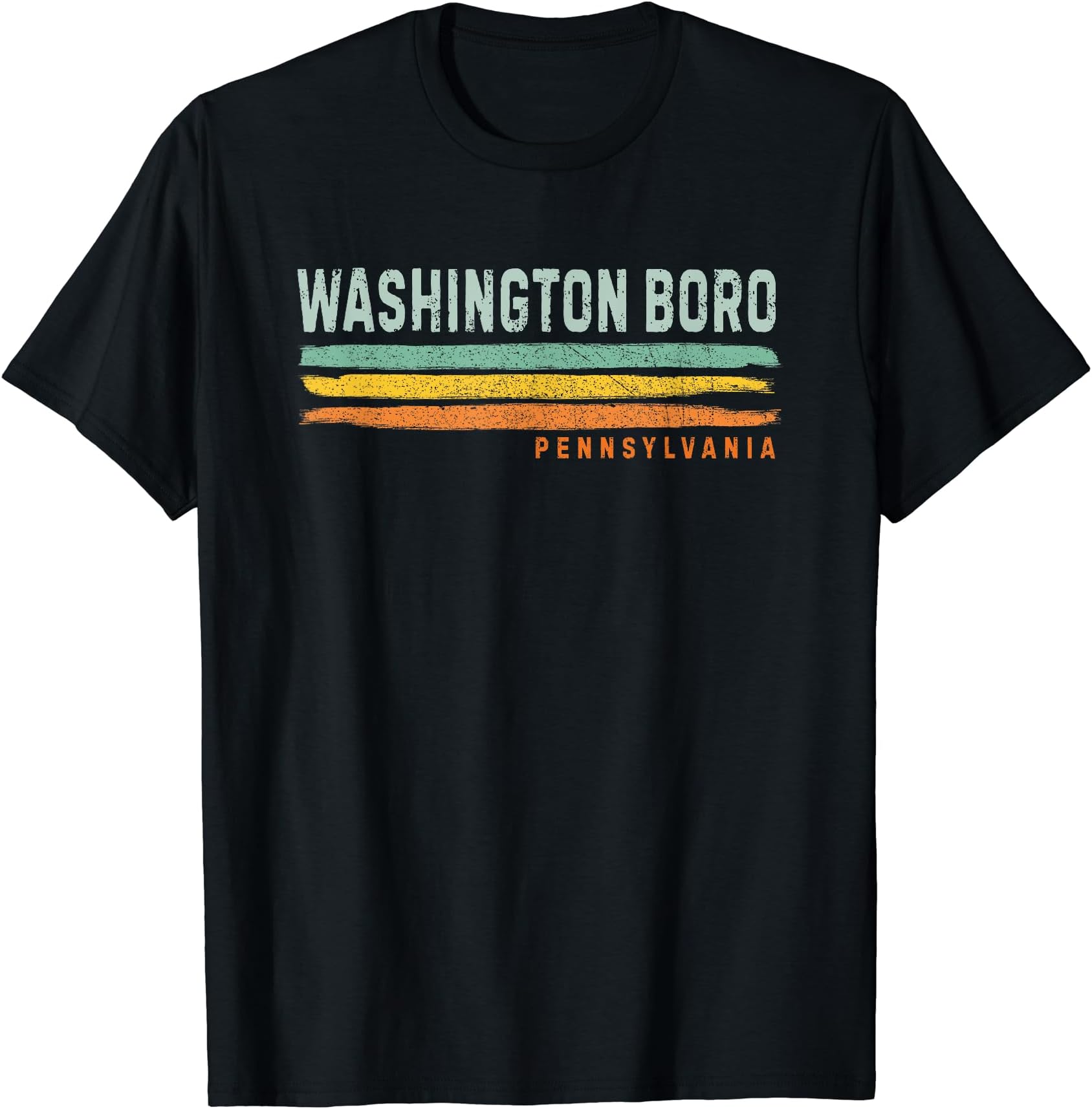Washington Boro PA SouvenirVintage Stripes Washington Boro PA T-Shirt