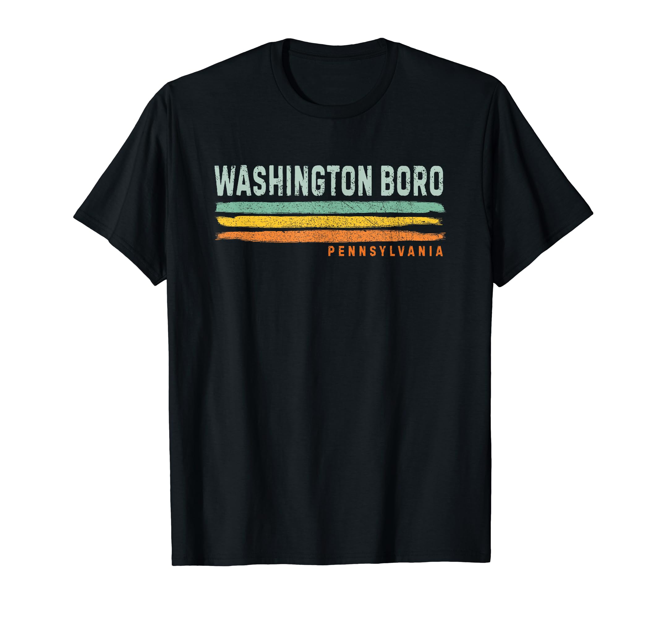 Washington Boro PA SouvenirVintage Stripes Washington Boro PA T-Shirt