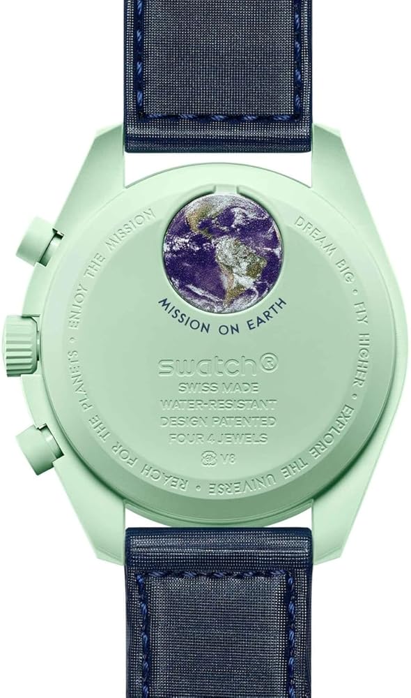 Buy Omega x Swatch Moon Swatch Mission on Earth Speedmaster Blue