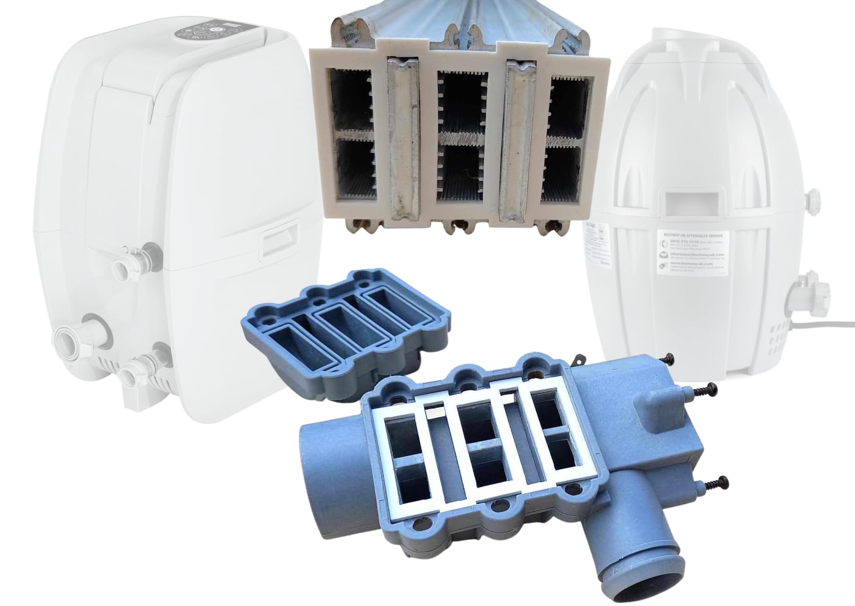 Lay Z Spa Compatible 2 x Heat Housing Seals, Seal kit - Replacement Hot Tub Accessories for Leak Repair.