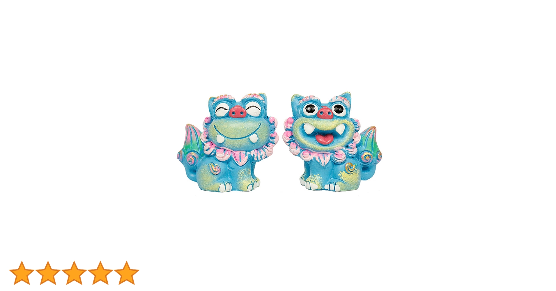 Amazon.co.jp: シーサー 置物 ミニ かわいい 縁起物 守り神 玄関 飾り