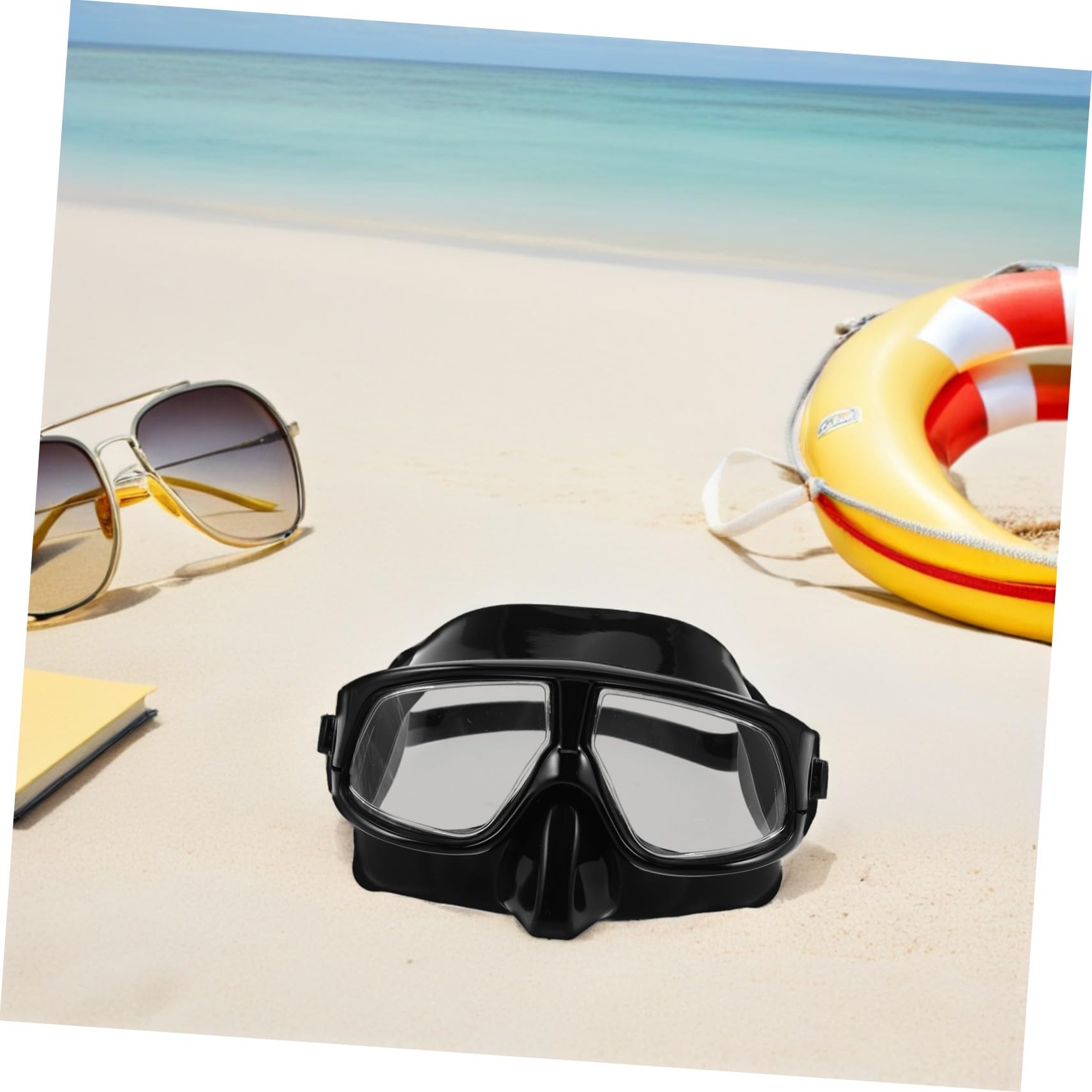 UPKOCH Máscara de Buceo con Correa Ajustable para Snorkel y Buceo con Sellado Visión y Volumen para Adultos