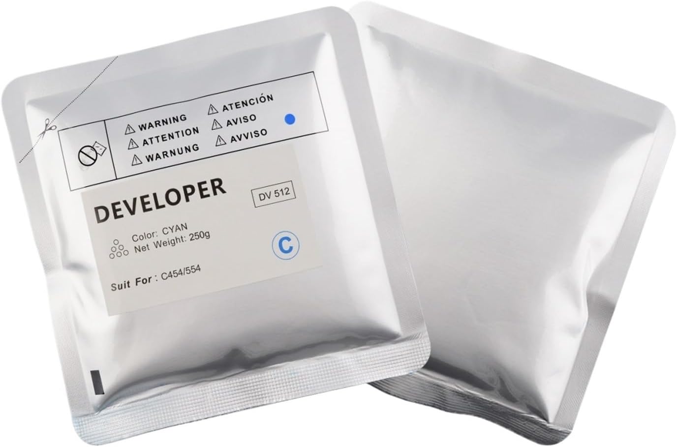 Universal Printer Developer Toner for C224, C284, C364, C454, C554, , , C224e, C544e, DV512, DV-512, DV-321 DV321 image 3