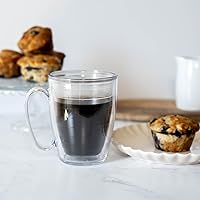 Vista 7 de Tervis Made in USA Double Walled Dragonfly Mandala Insulated Tumbler Cup Keeps Drinks Cold & Hot, 16oz Mug Unlidded, Classic Clásico