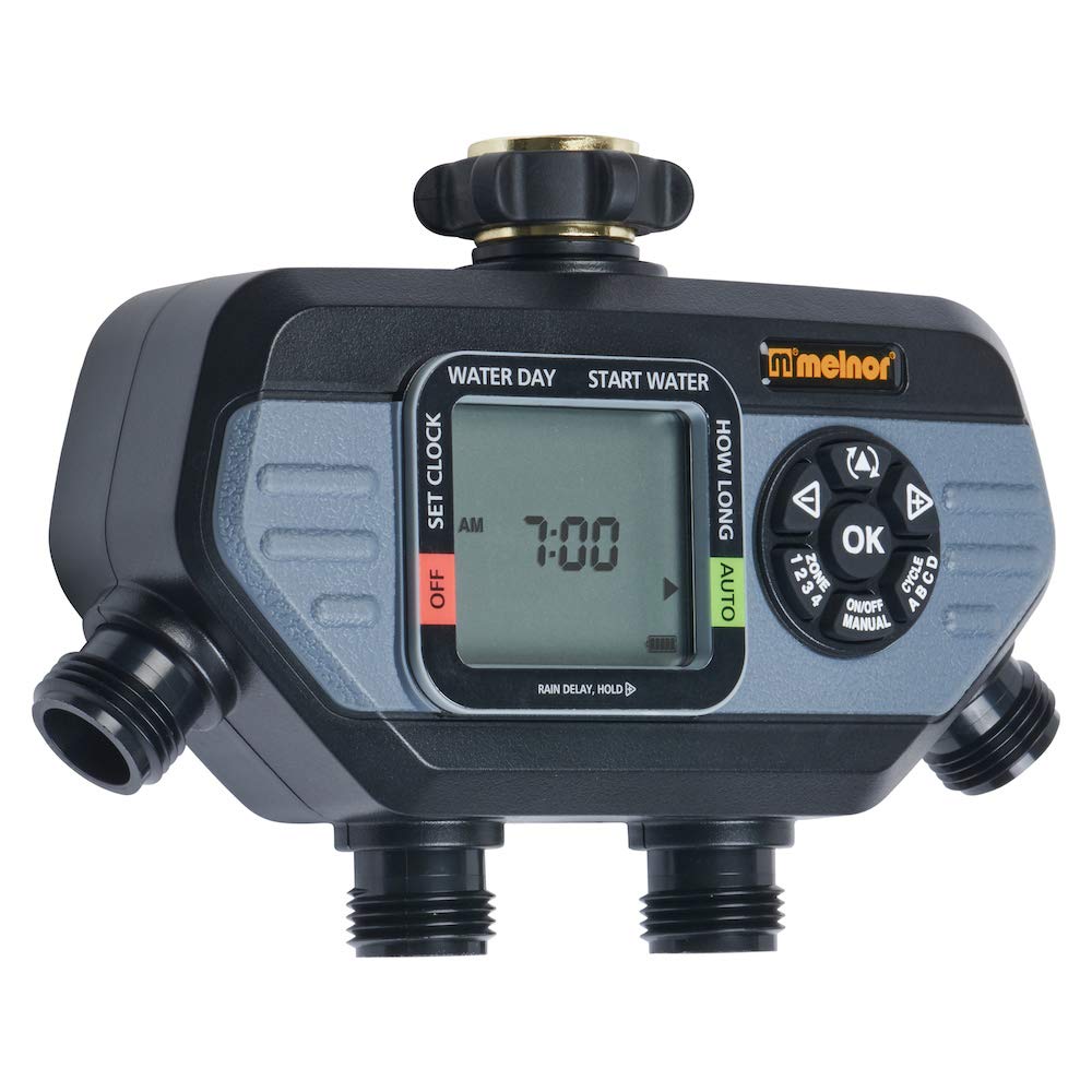 Melnor65038-AMZ HydroLogic 4-Zone Digital Water Timer
