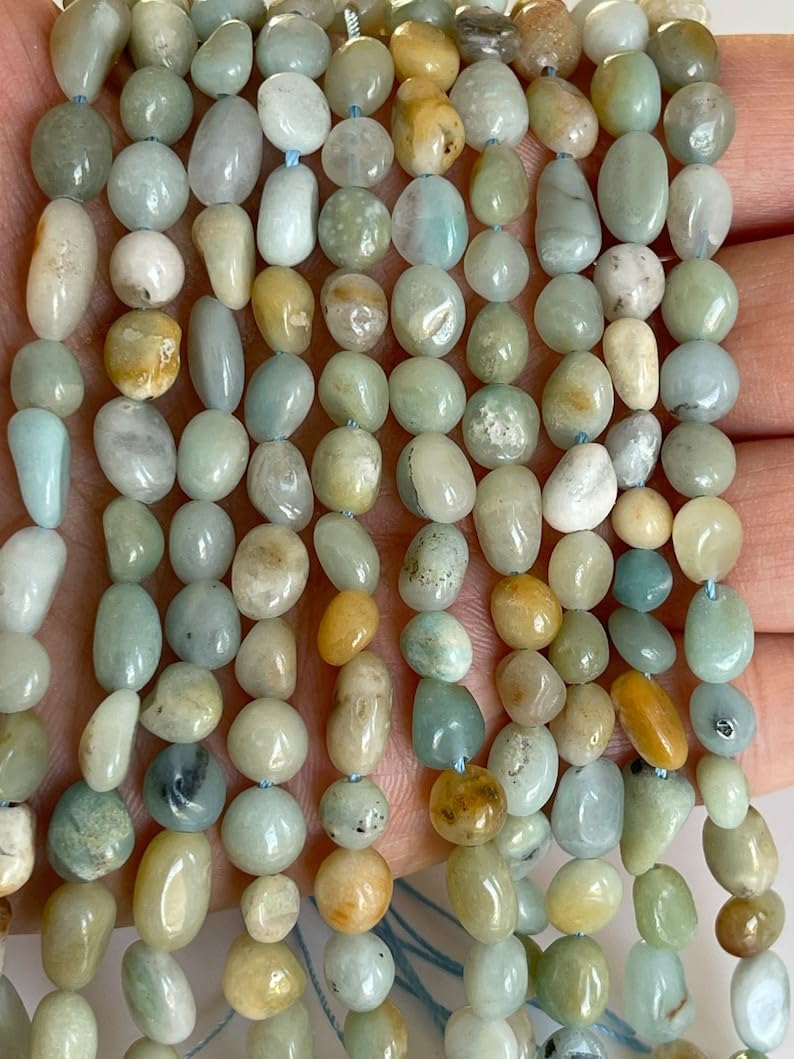 Perles en amazonite 4mm lisses pour fabriquer facilement vos bijoux