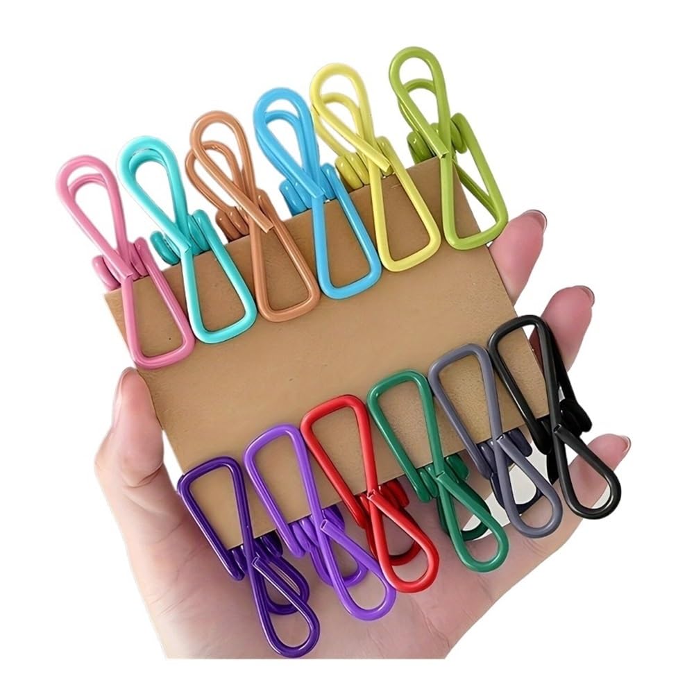 10PCS Portable Sealing Clip,Kitchen Storage Snack Seal Bag Clips Sealer Clamp Metal Tool Accessories