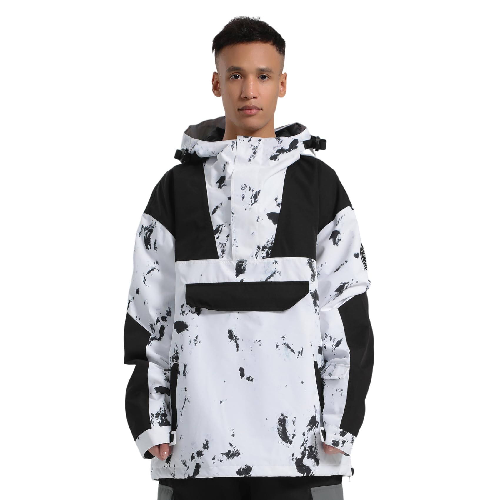 GSOU SNOW Men Ski Jacket Snowboard Snow Coat Warm Winter Waterproof Mountain Hooded