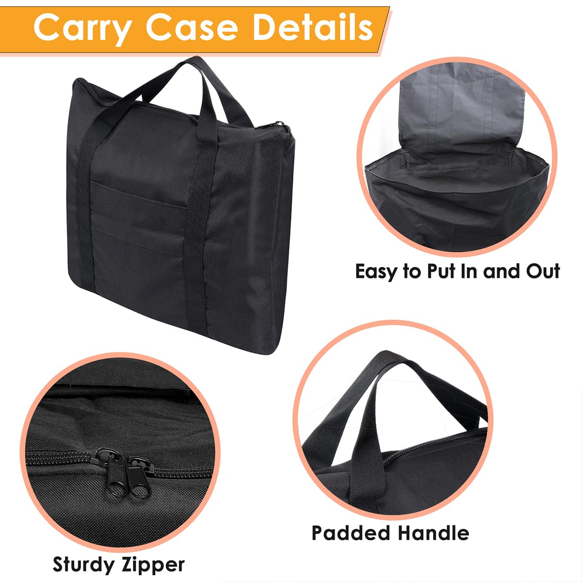 MeevrgR Sac Transport Plaque De Cuisson Camp Chef – Tissu Oxford 210D – Compatible SG30, FG20, MSG20 – 16 X 38 Pouces – Protection Anti-Pluie/Poussière - 4