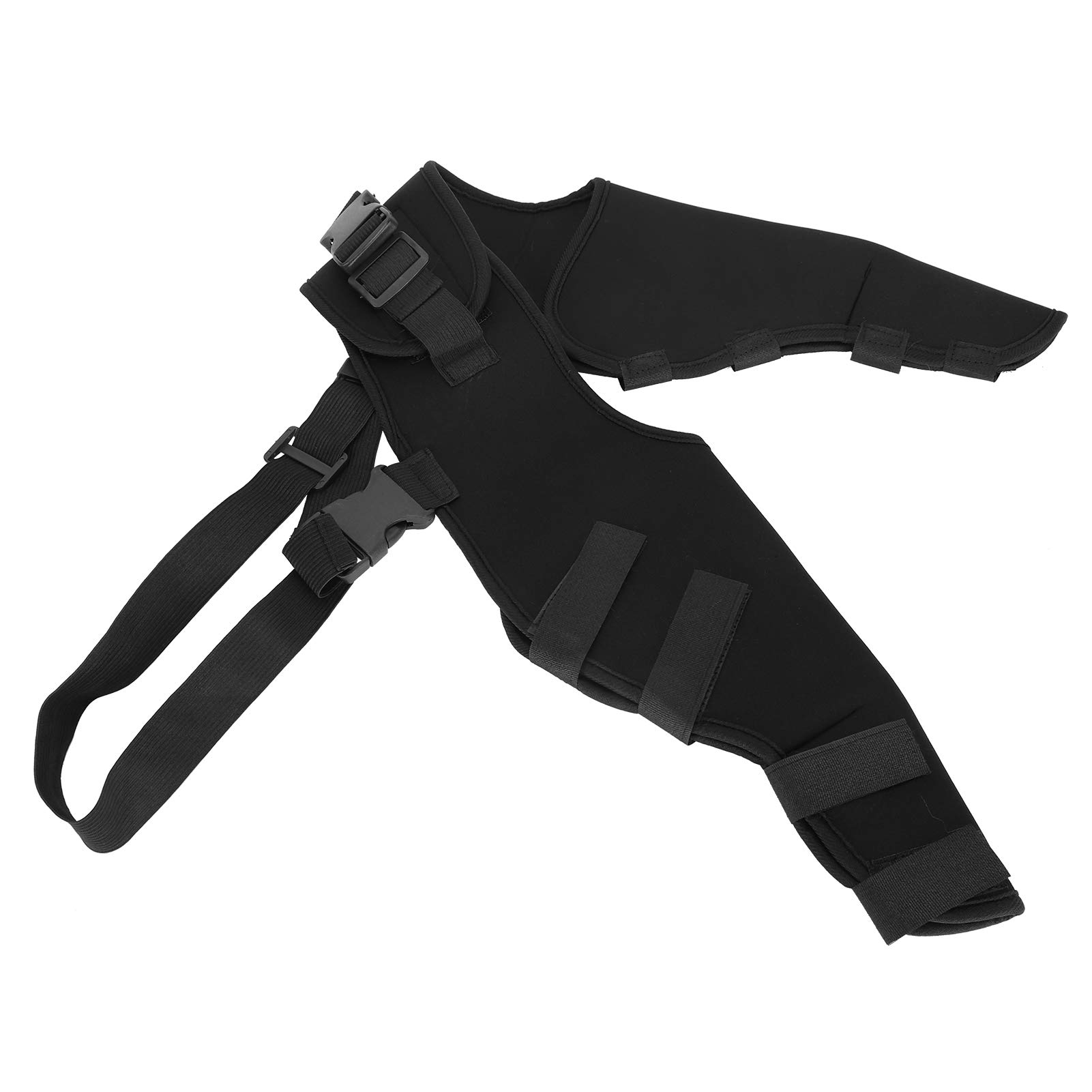 wosume【𝐇𝐚𝐩𝐩𝒚 𝐍𝐞𝒘 𝐘𝐞𝐚𝐫 𝐆𝐢𝐟𝐭】 Pet Knee Pads, Adjustable Elastic Stability Pet Dog(M, HJ25 Rear Double Leggings Black)