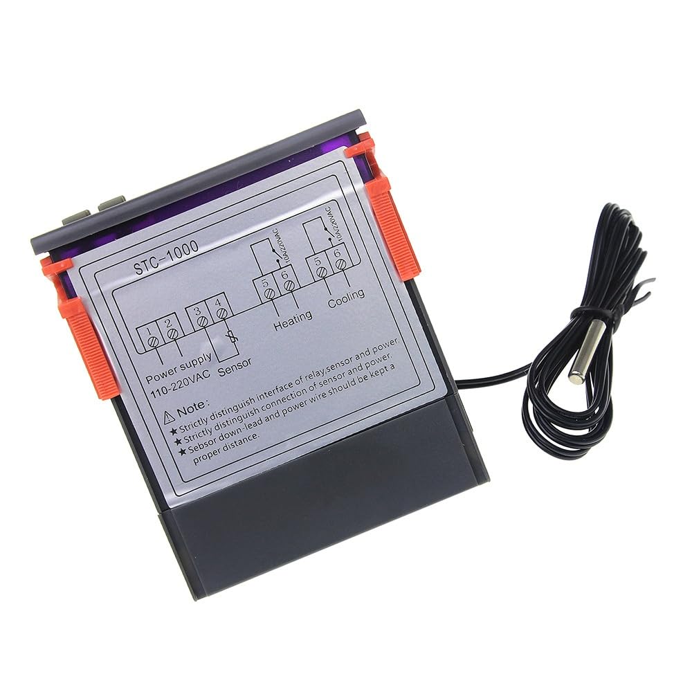 12V 10A Digital Red LED Temperature Controller | India