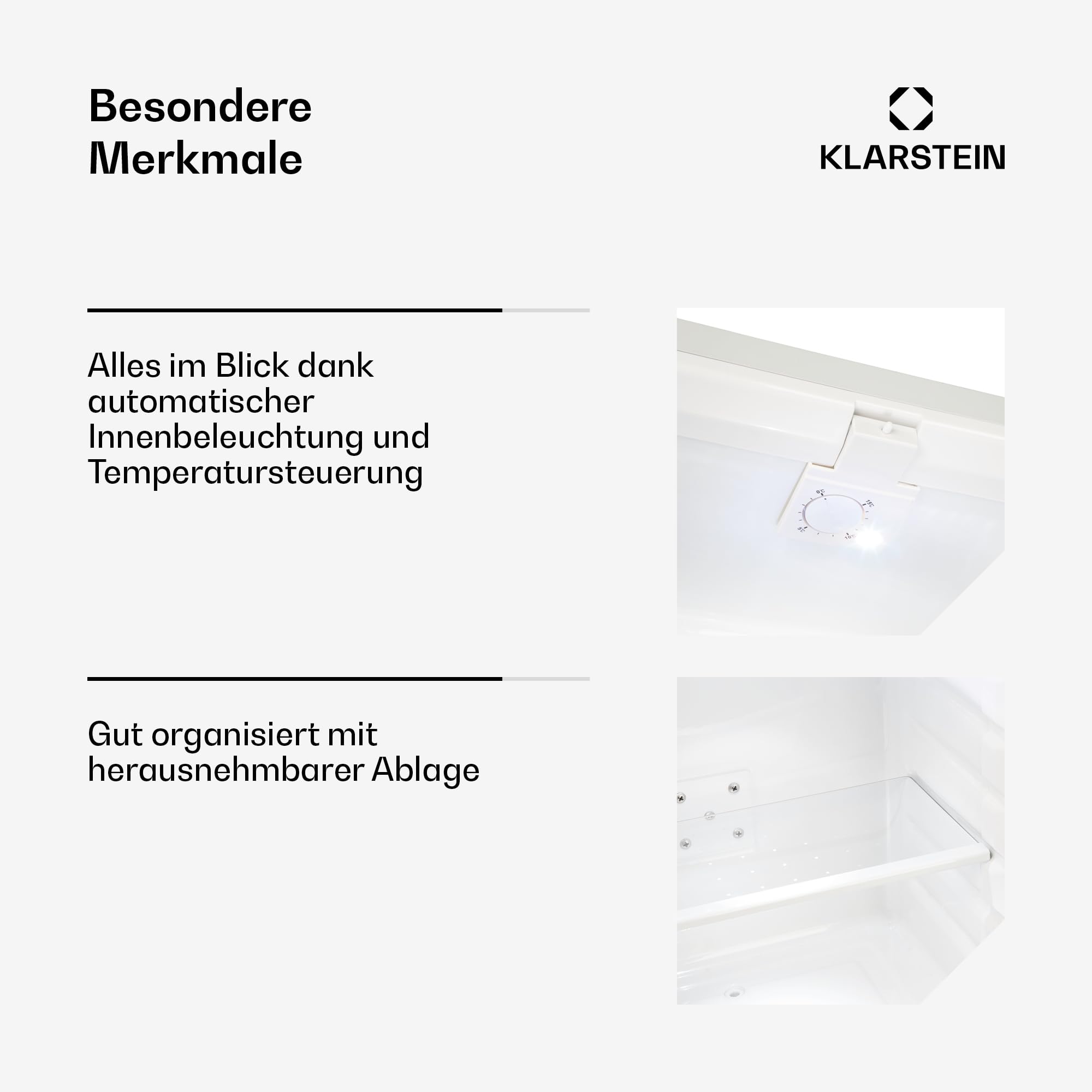 Klarstein Mini Kühlschrank für Zimmer, 30L Mini-Kühlschrank für Getränke, Snacks & Kosmetik, Kleine Minibar, Klein & Leise, Kleiner Skincare Zimmer & Büro 5-15°C