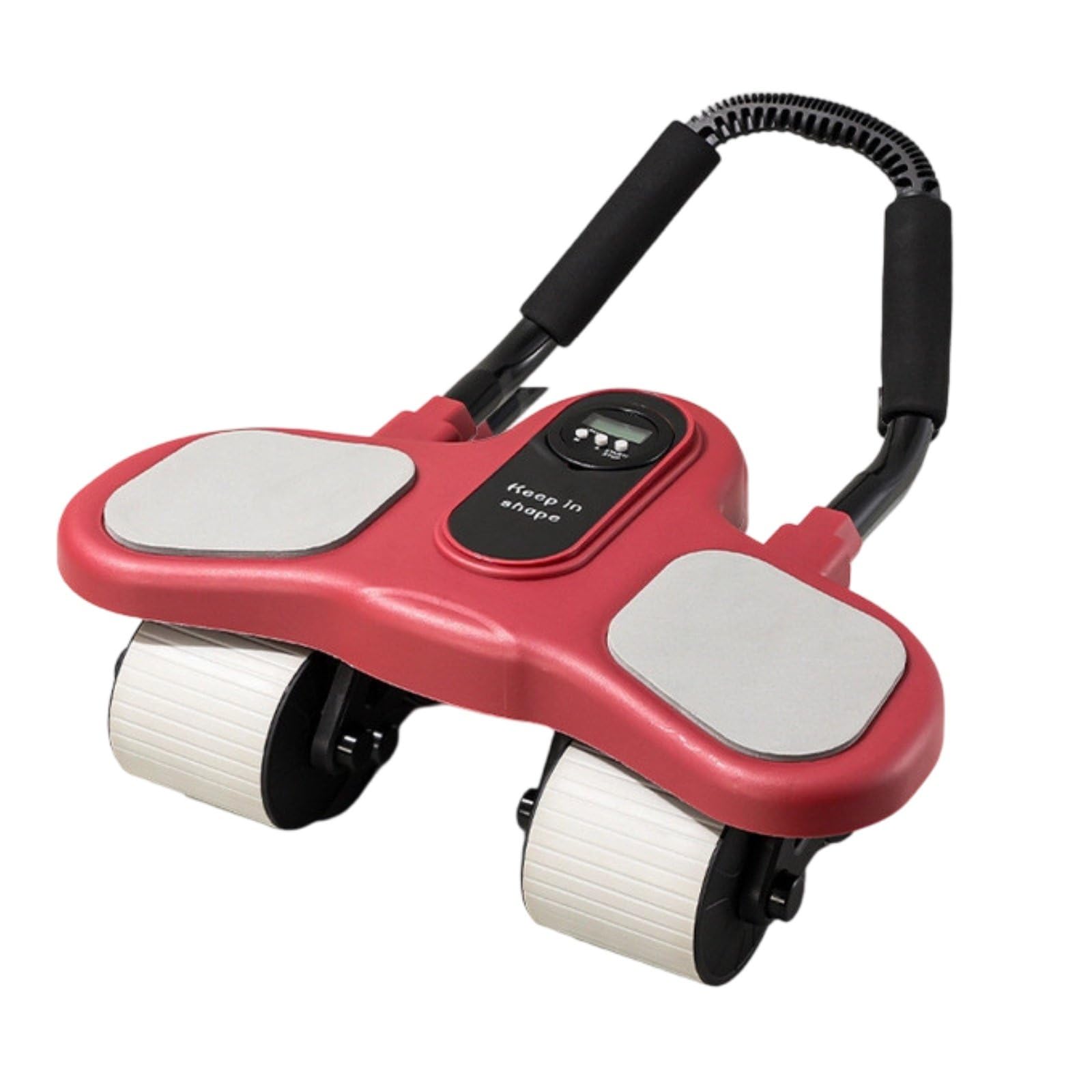 rockible Ruota Addominale con Supporto per Gomiti Roller Core Allenamento Controllato Meccanismo di Rientro Struttura Stabile Rivestimento in Schiuma Adatta