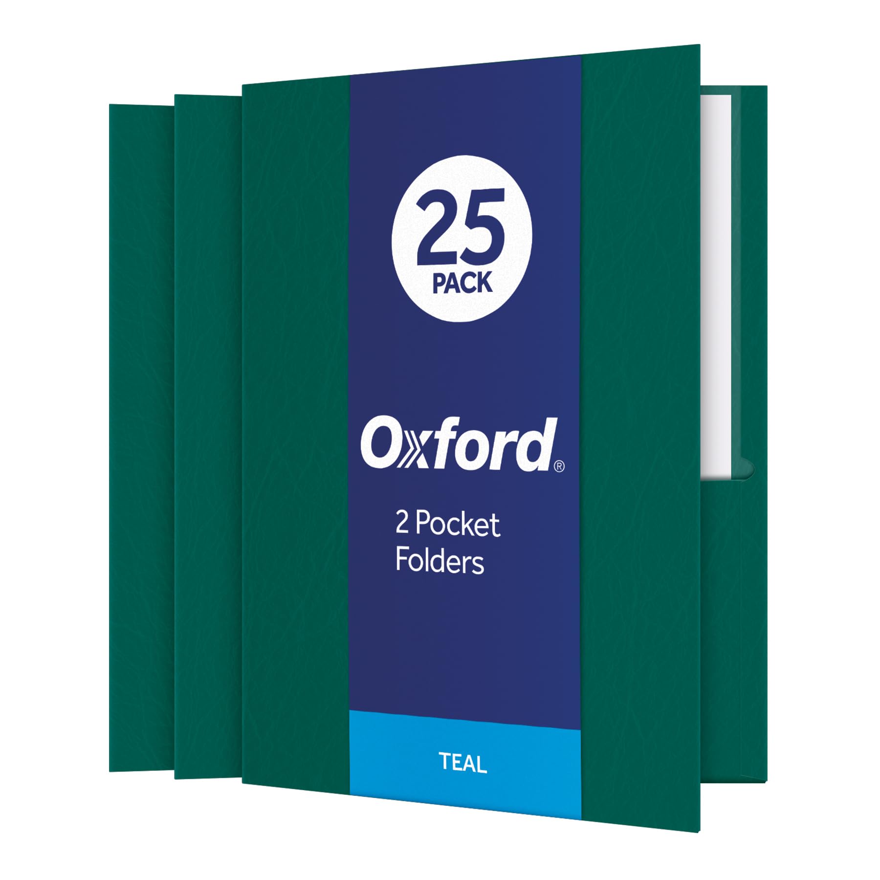 Amazon.com: Oxford Twin-Pocket Folders, Textured Paper, Letter