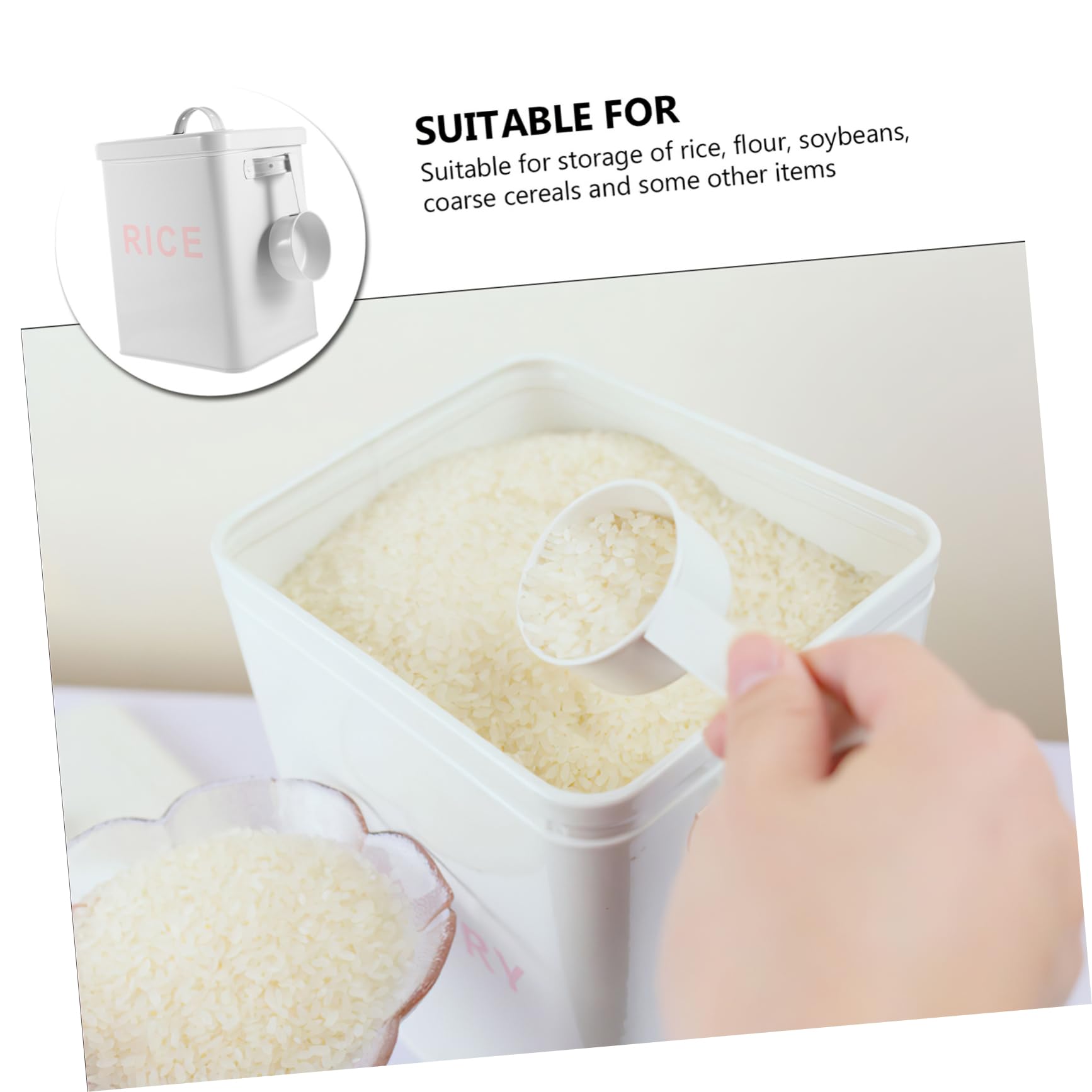 1 Pc Cubo De Arroz Latas Grandes De Hojalata Lata Hermética De Almacenamiento De Alimentos Contenedor De Cereales Avena Hoja De Hierro Cubo De Comida para Gatos