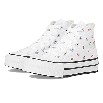 Converse Kids Chuck Taylor All Star Eva Lift (Little Kid) Kids Shoes White/Soft Red/Watermelon Pink