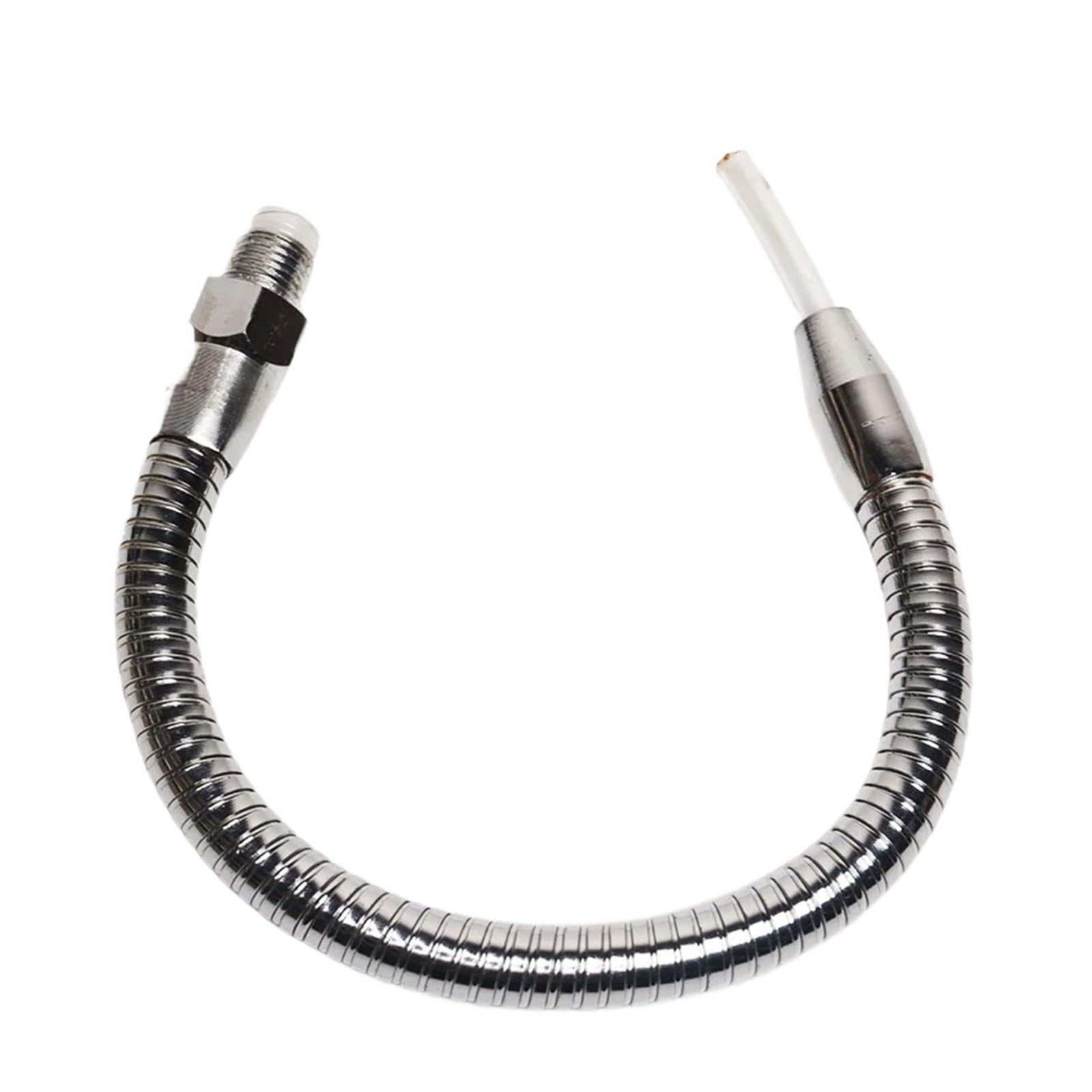 Flexibler Wasser-Öl-Kühlmittelschlauch aus Kunststoff, 1 Stück Metall-Kühlmittelschlauch 1/2 1/4 3/8 Zoll mit verstellbarer Düse for CNC-Maschinen mehreren Gewindegrößen(800mm,1/2EXTERNAL THREAD)