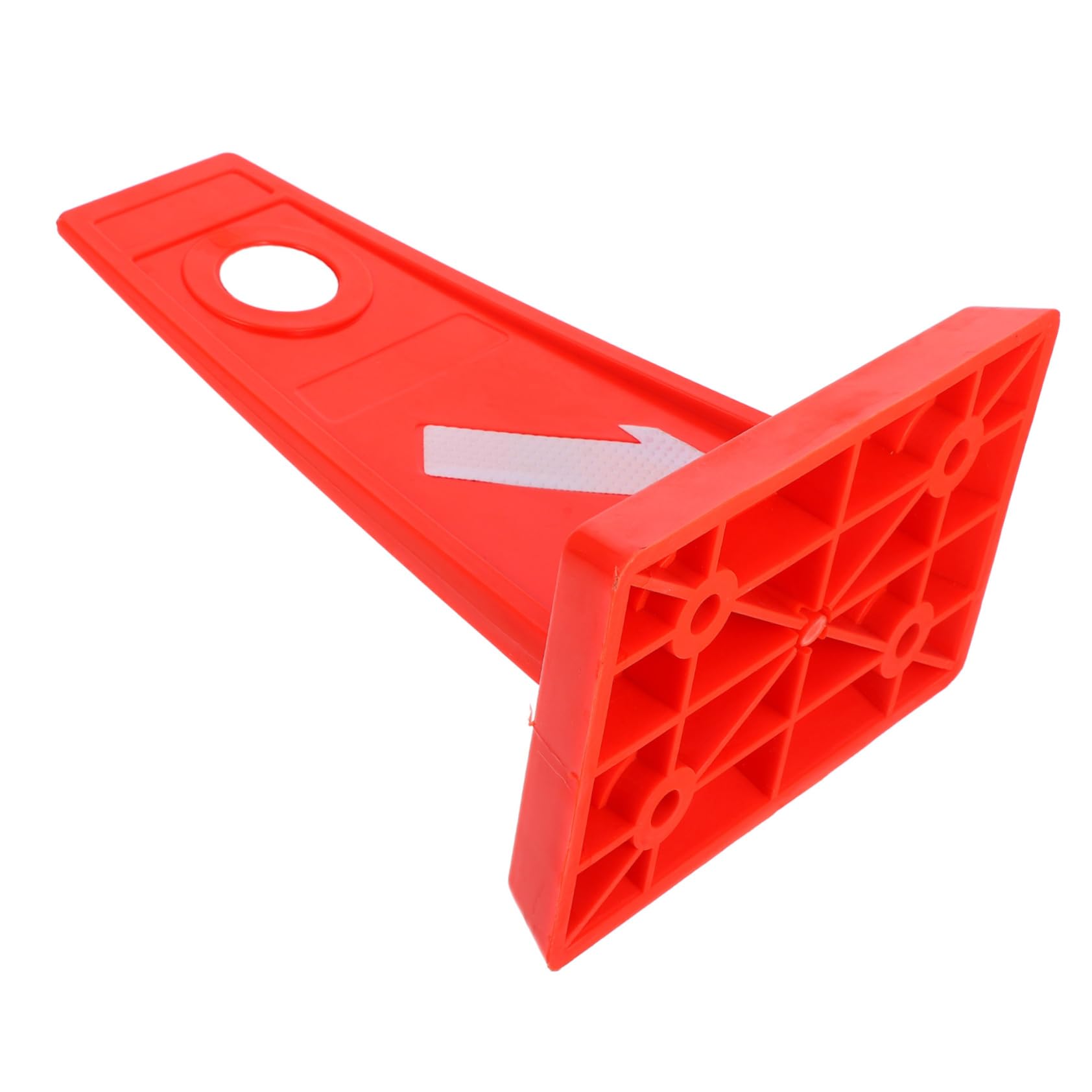 Ciieeo Road Diverter Sign Outdoor Warning Sign for Traffic Management Easy Installation Weather Resistant for Garages and Bright Reflective Markings