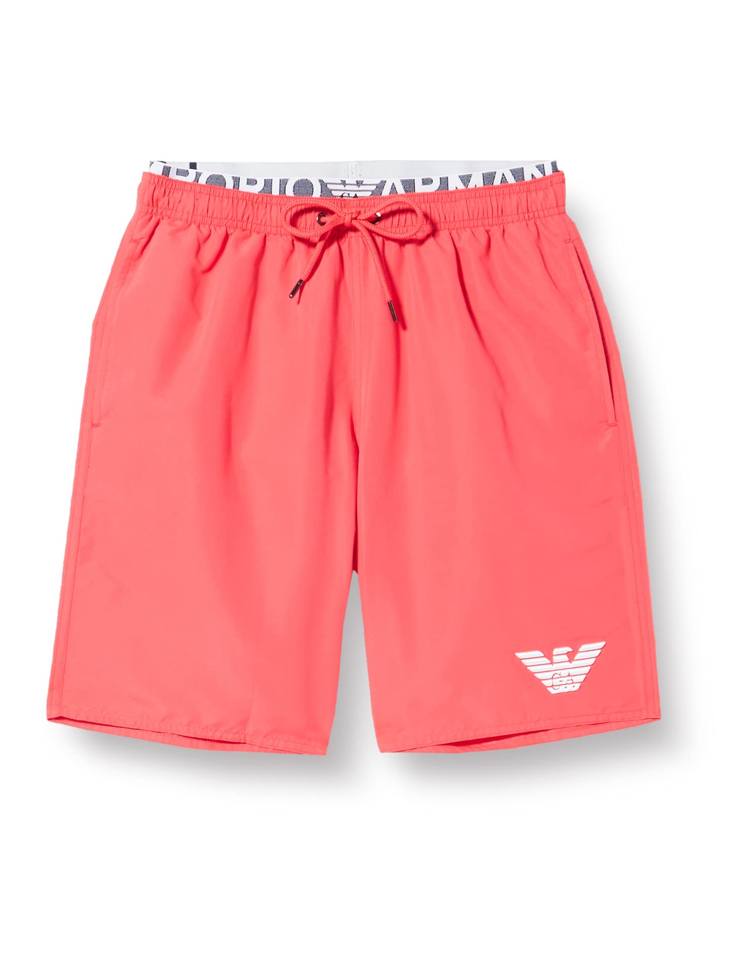 Emporio Armani Men's Logo Band Bermuda Shorts Traje de baño para Hombre