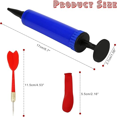 Miniatura 5 de OOTSR El juego de globos de dardos incluye 500 globos y 10 dardos más bomba, emocionante juego al aire libre para adultos, el mejor carnaval, fiesta