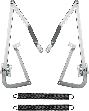 55-2 Attic Ladder Hinge Arms with Springs Replacement Kit Compatible with Werner Mk5, WU2210, W2208, W2210 Attic Ladders Parts, Fits for Werner Attic Ladders Manufactured After 2010