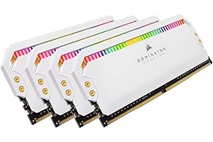 Corsair Dominator Platinum RGB 64GB (4x16GB) DDR4 3600MHz C18 White RAM