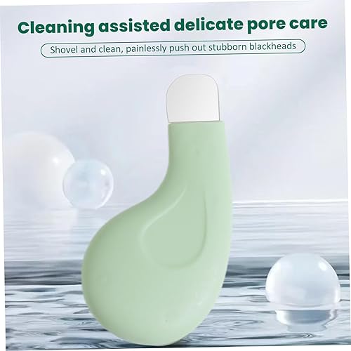 Miniatura 6 de Herramienta extractora de poros con hoja de acero inoxidable, reutilizable, lavable, removedor de puntos negros con tapa para limpieza facial para