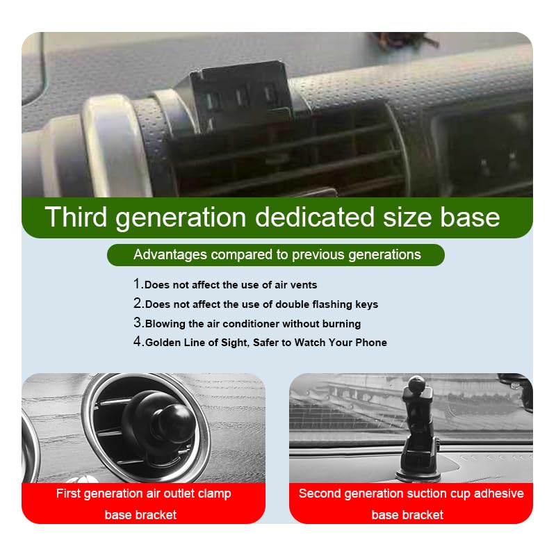 Car Phone Holder for Toyota FJ Cruiser Auto Accessories[Special Vehicle Installation?only for 2007-2014 FJ Cruiser][Auto Lock Hands Free Cell Phone Mount Car fits for iPhone & All Smartphones]