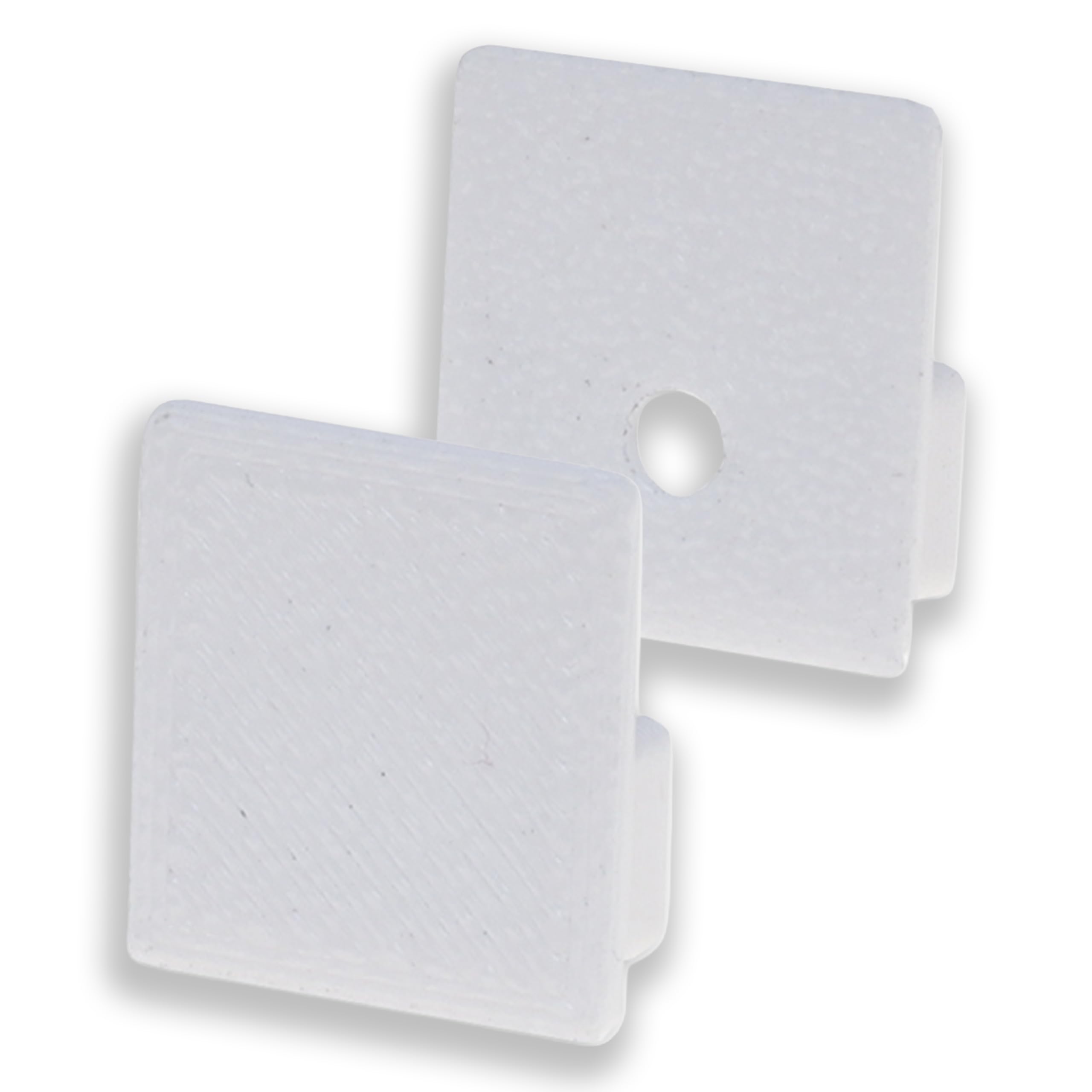 INNOVATE LED Fliesenprofil Endkappe Kabelkanal Set [Verschlusskappe Wandprofil 12mm Weiß] Endkappe Set Kabelkanal LED Streifen 2m Fliesenabschlussprofil Dusche I Indirekte Beleuchtung Badezimmer Pool