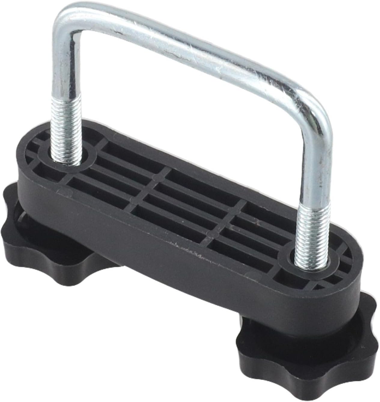 Roof Rack Clamp U-Bracket with Locking Nut for Roof Box Mounting   Removable Rod, 6 cm & 8 cm Sizes, Heavy-Duty Metal and PP Construction, Fit for Car6 CM