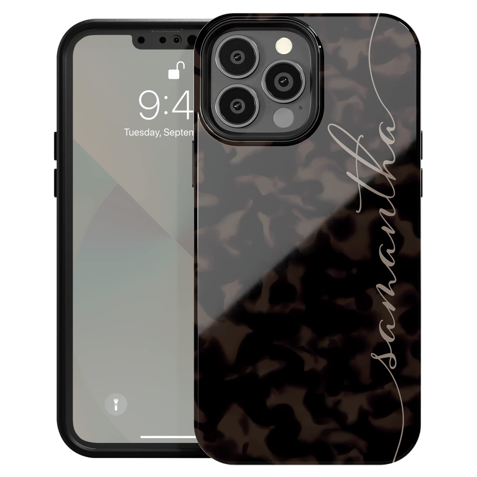Étui Monogramme pour iPhone X et 7 8 protégeant des chocs avec style personnalisé unique - 7