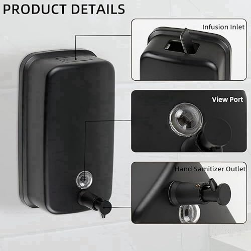 Miniatura 5 de Caja de jabón prensado manual de pared 304 Dispensador de jabón de acero inoxidable Caja de jabón prensado Manual de baño Caja de jabón prensado