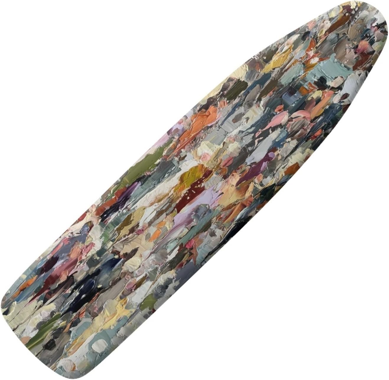 Iron Board Cover with Padding Standard Size Color Abstract Padded Ironing Board Covers 15x54 Heat Reflective Extra Thick Wide Non Stick Scorch and Stain Resistant Heatproof