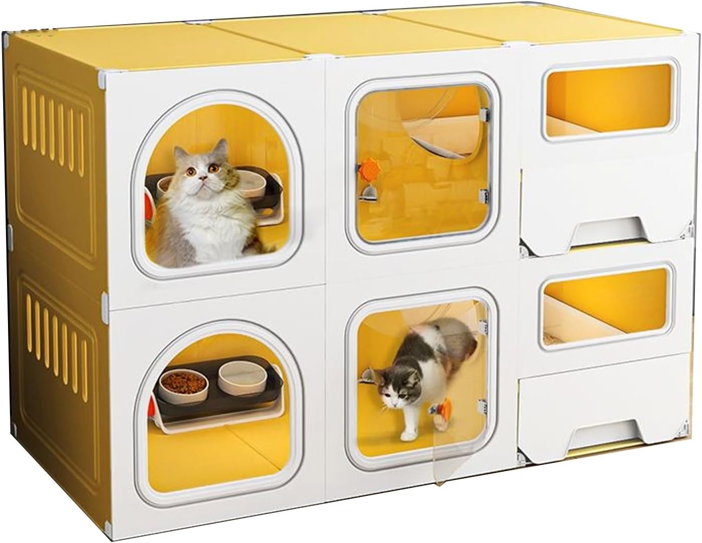 工場 直径20㎝「画家の家の上空4」油彩・絵画・原画・丸形・アート