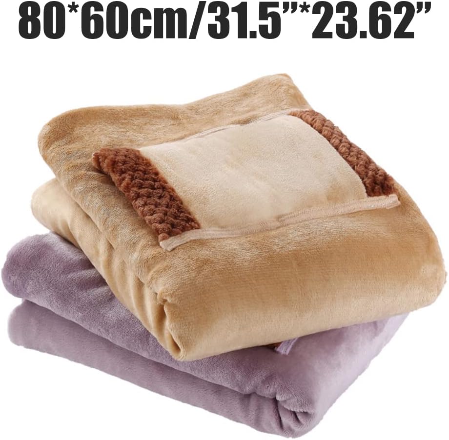 Plush Heated Blanket Soft Heated Blanket Throw Student Heating Blanket Cute Heating Blanket Portable Heating Blanket Popular Heated Blanket For Winter Office Sofa Room Using