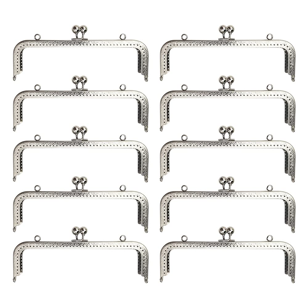 Amazon.com: TOPTIE 10Pcs Metal Frame Kiss Clasp Lock, 20cm