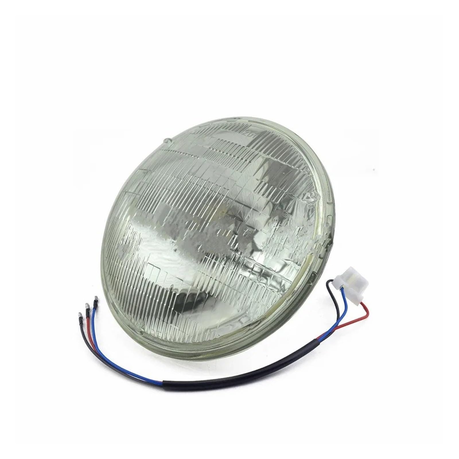 Fari Per Motociclette 5.75 "Vintage Motor Alogeno Faro Testa Lampadina Sigillata Fascio Di Vetro Hi Low Del Motociclo Cafe Racer Custom(Clear-5.75inch)