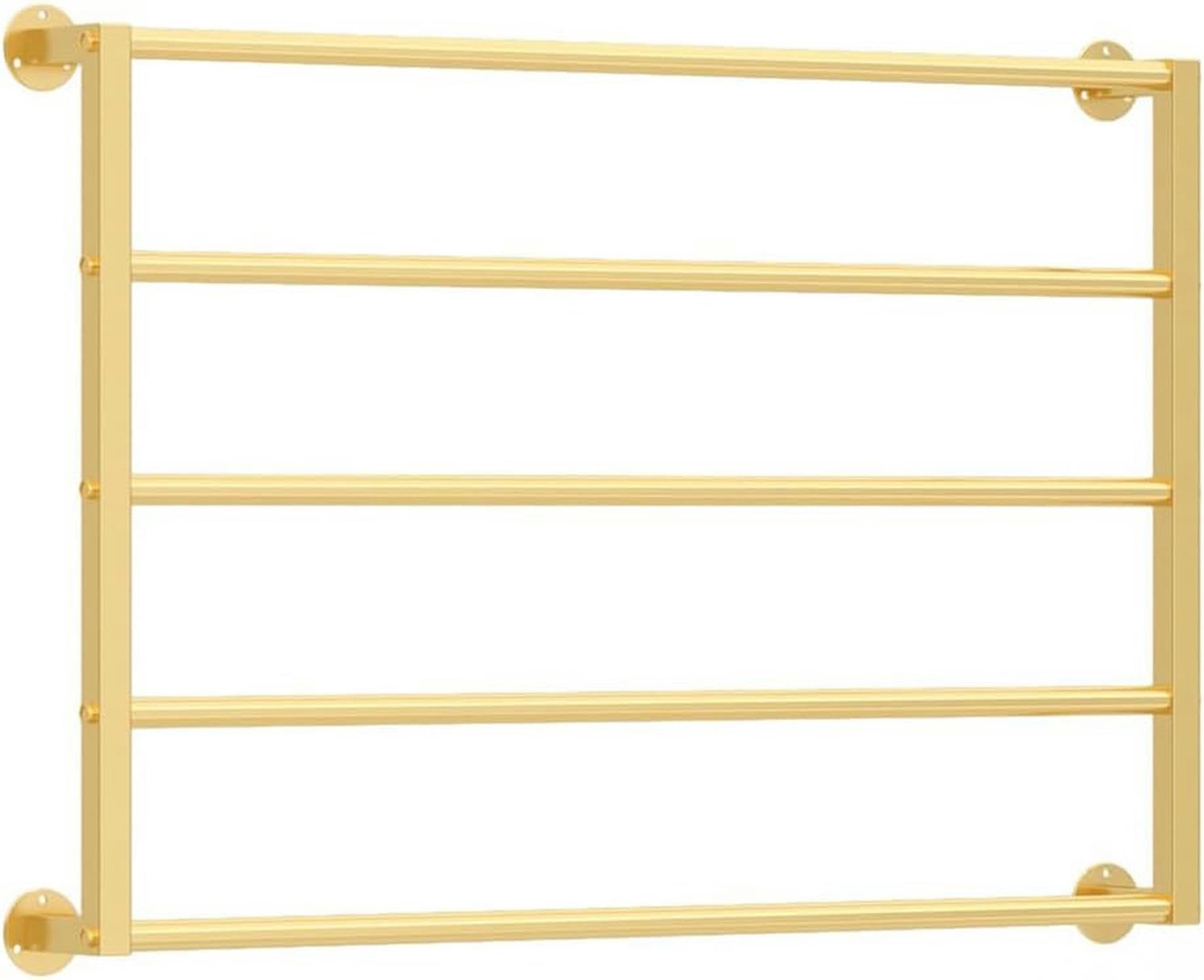 Soporte de exhibición para colgar en la pared, estante de metal para guardar pañuelos, corbatas, pañuelos de seda, toallas, organizador de papel de regalo que ahorra espacio, soporte para cintas