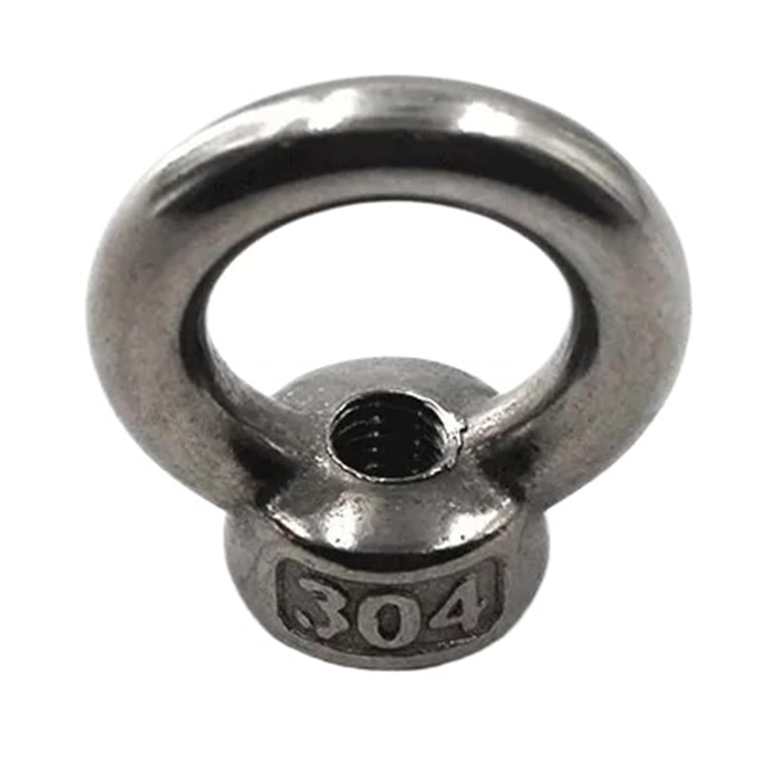 10pcs 304 Stainless Steel Lifting Eye Nuts/Screw Ring Eyebolt Hooking Nut Screws M3 M4 M5 M6 M8 M10 M12 for Home Repairs(M8)