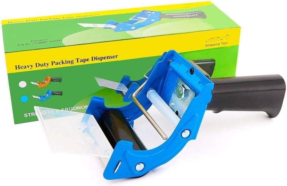 3 Inch Tape Gun for Packing Boxes Packaging Tape Dispenser with Quick Load for Packaging and Box Sealing Industrial Durability