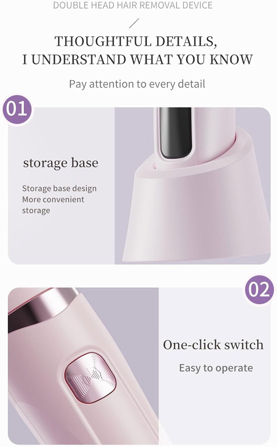 Bikini Trimmer for Women, 3-in-1 Electric Razors for Women, IPX7 Waterproof Rechargeable Cordless Private Parts Shaver, with LED Display, for Facial Leg Body Armpit,Travel Size