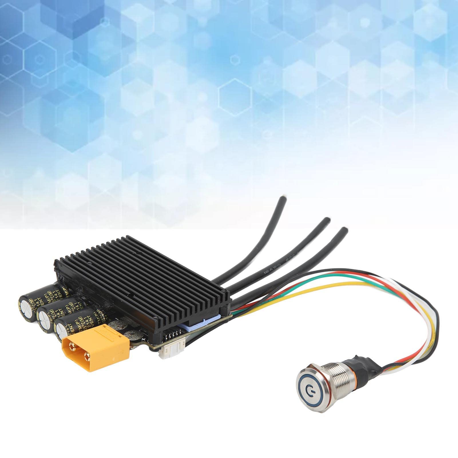 utensili elettrici Accessorio elettronico del regolatore di velocità, interruttore di controllo del motore elettrico Funzione dell'interruttore scintilla Installazione facile Ampia compatibilità 4?60V
