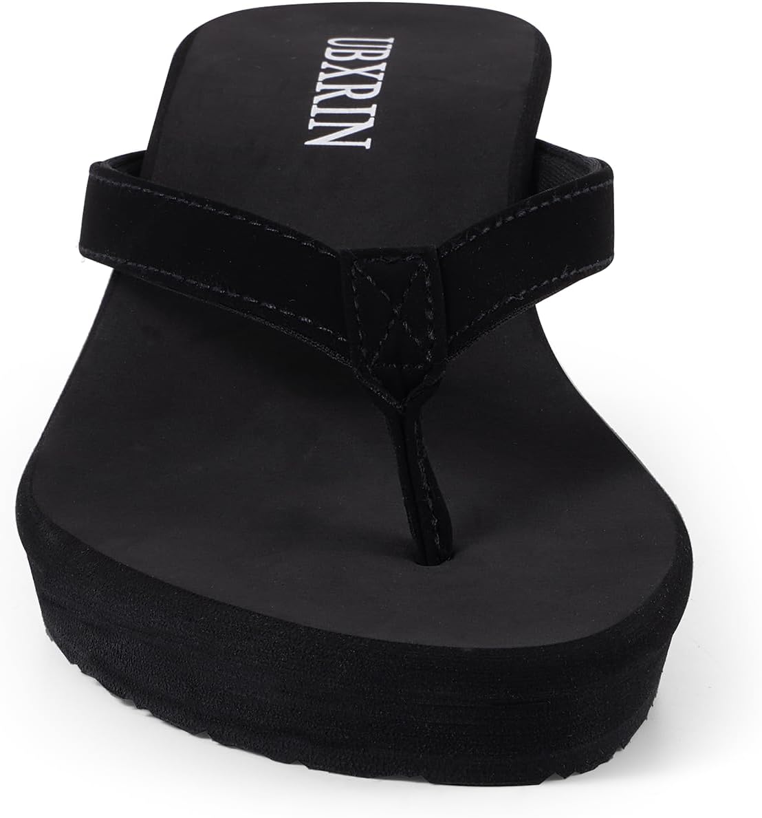 UBXRIN Women's Wedge Flip Flops Comfortable Platform Thong Sandals,Beach Pool Casual Summer Slip-On Shoes - Image 2