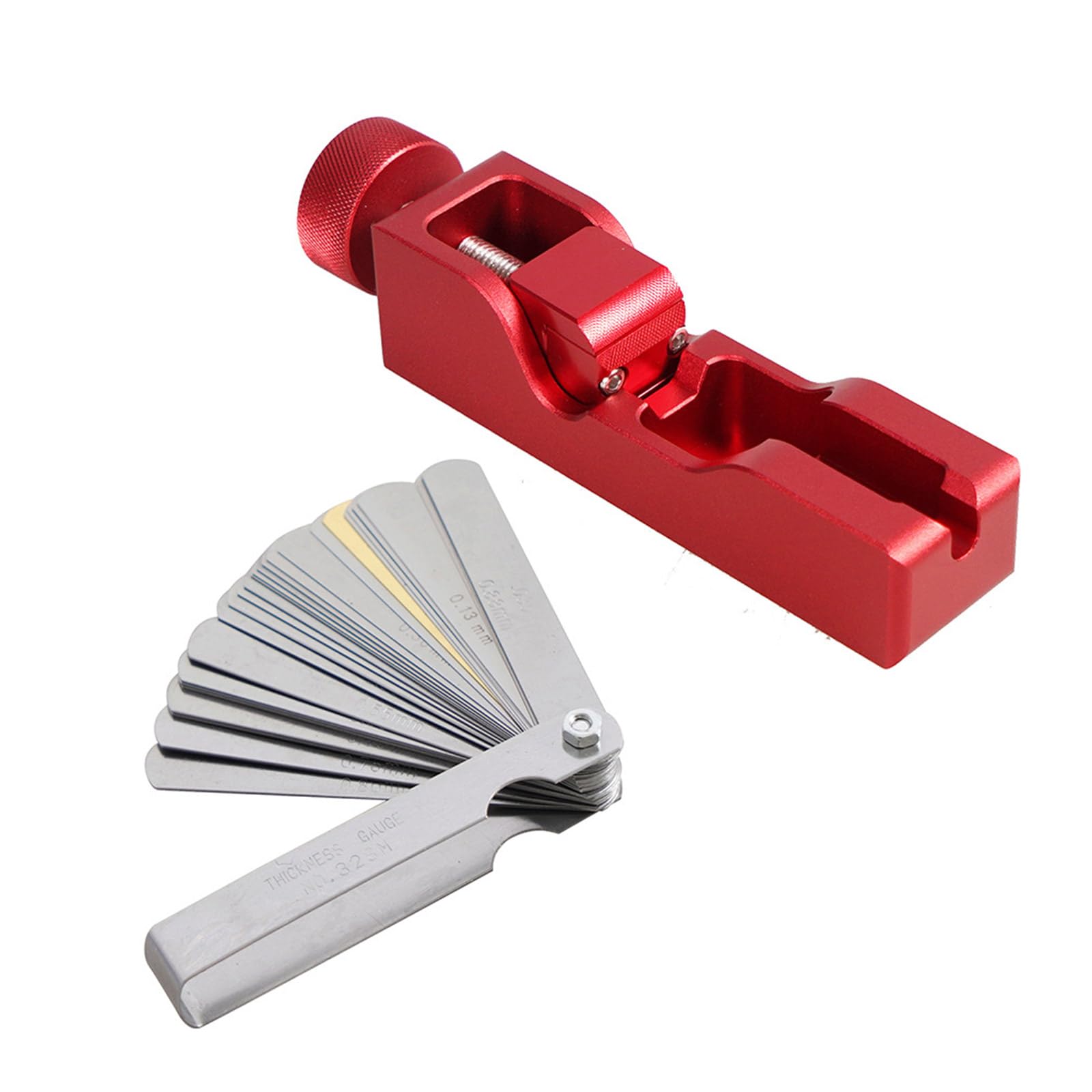 Car GapsTool Pinza Candela con spessimetri Strumento di Regolazione Gap per la Maggior Parte delle Candele da 10mm 12mm 14mm 16mm