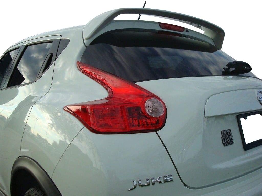 Factory Style Spoiler Made for The 2011-2018 Juke Painted in The Factory Paint Code KY0 Chrome Silver Metallic SWK542